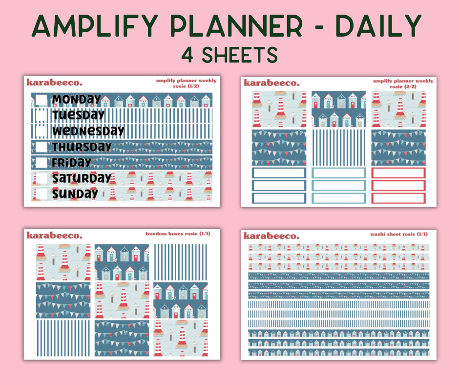 Amplify Planner Stickers | Weekly Kit | Rosie