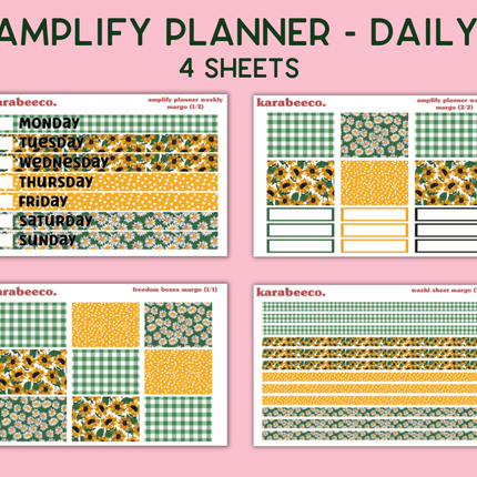 Amplify Planner Stickers | Weekly Kit | Margo