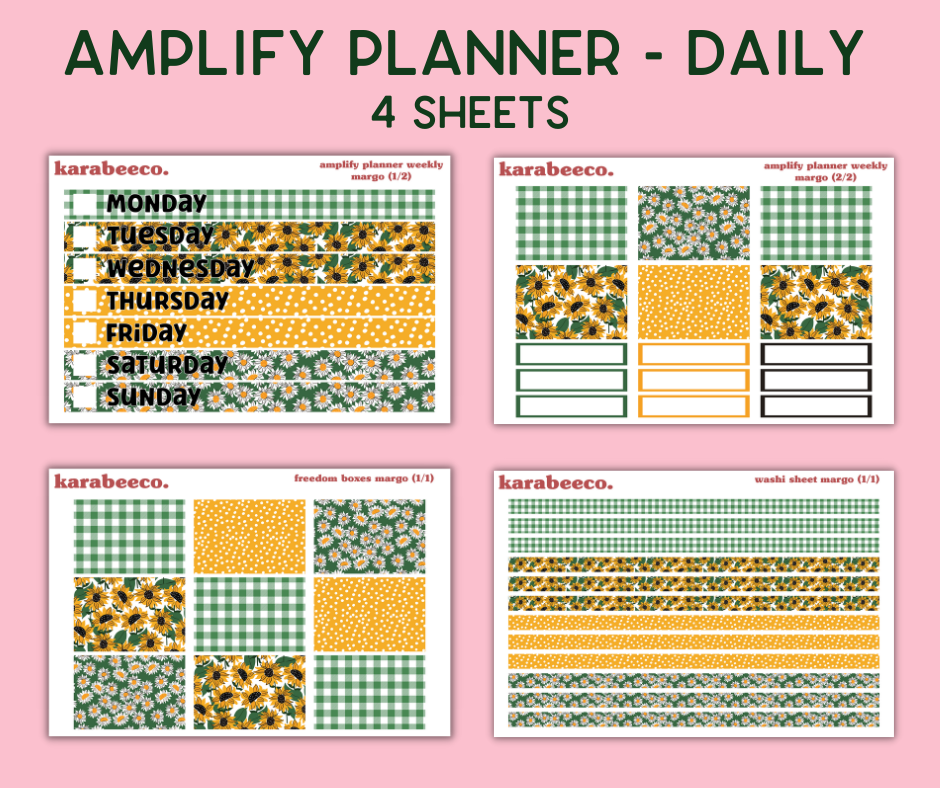 Amplify Planner Stickers | Weekly Kit | Margo