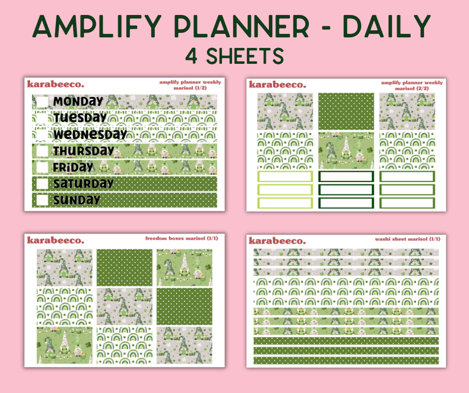 Amplify Planner Stickers | Weekly Kit | Marisol