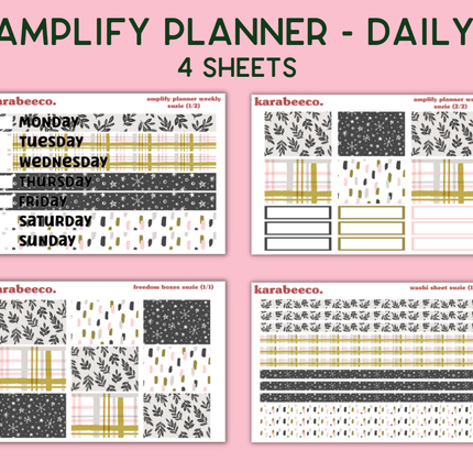 Amplify Planner Stickers | Weekly Kit | Suzie