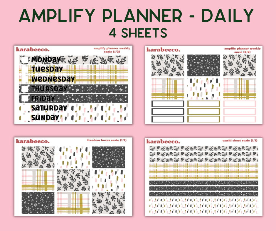 Amplify Planner Stickers | Weekly Kit | Suzie