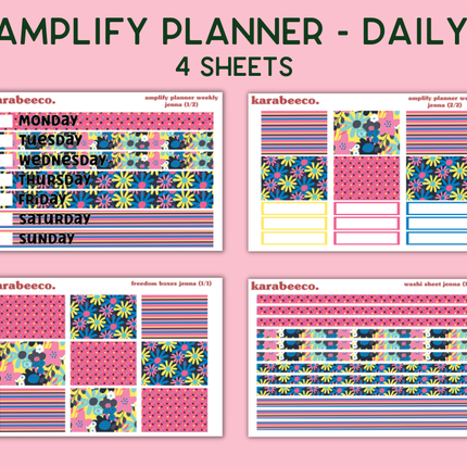 Amplify Planner Stickers | Weekly Kit | Jenna