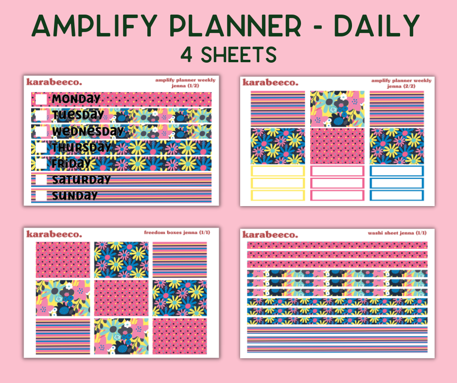 Amplify Planner Stickers | Weekly Kit | Jenna