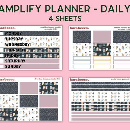 Amplify Planner Stickers | Weekly Kit | Gertrude
