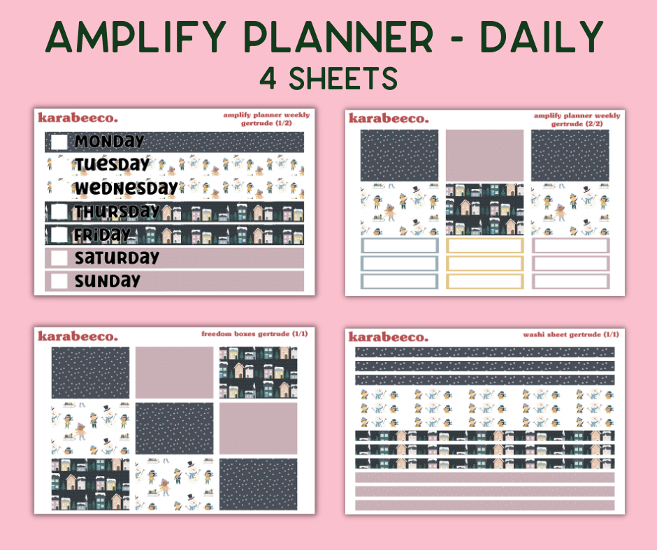 Amplify Planner Stickers | Weekly Kit | Gertrude