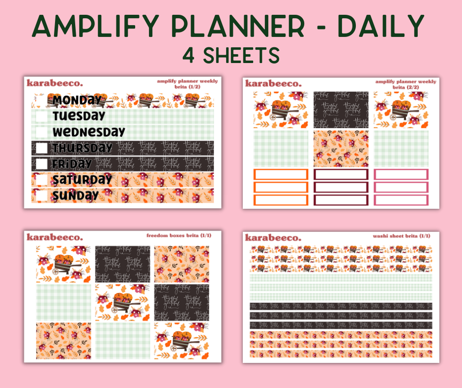 Amplify Planner Stickers | Weekly Kit | Brita