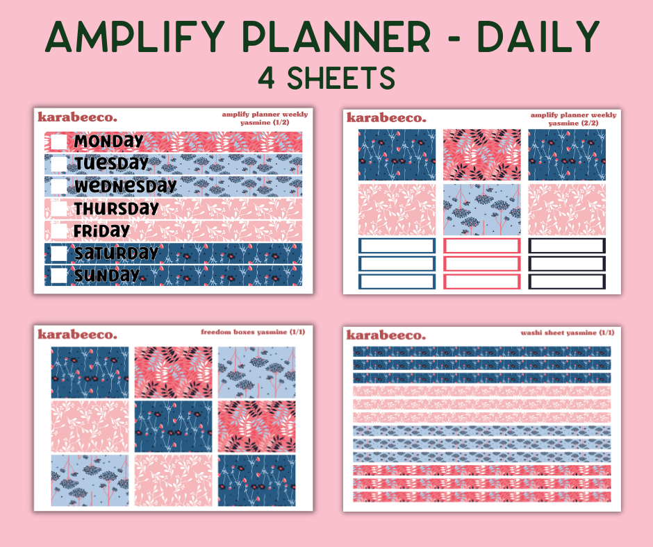 Amplify Planner Stickers | Weekly Kit | Yasmine