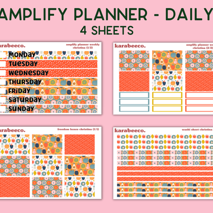 Amplify Planner Stickers | Weekly Kit | Christina