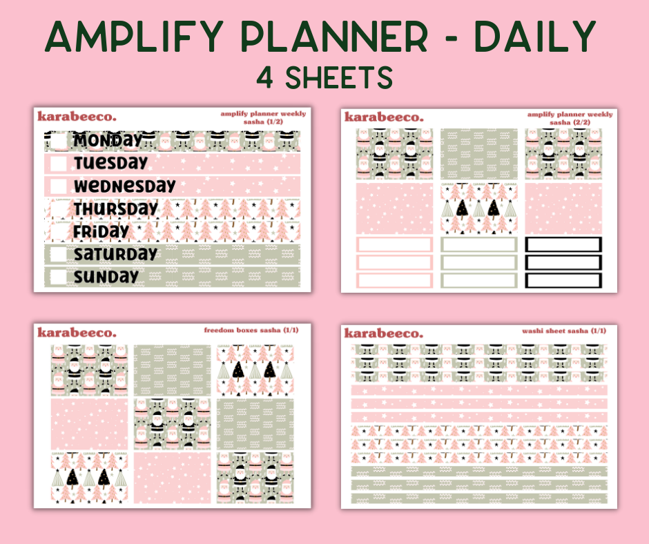 Amplify Planner Stickers | Weekly Kit | Sasha