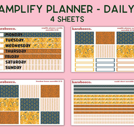 Amplify Planner Stickers | Weekly Kit | Meredith