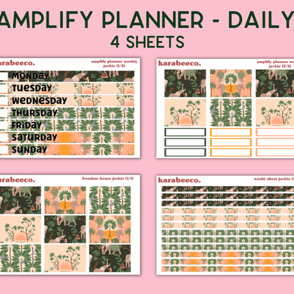 Amplify Planner Stickers | Weekly Kit | Jackie
