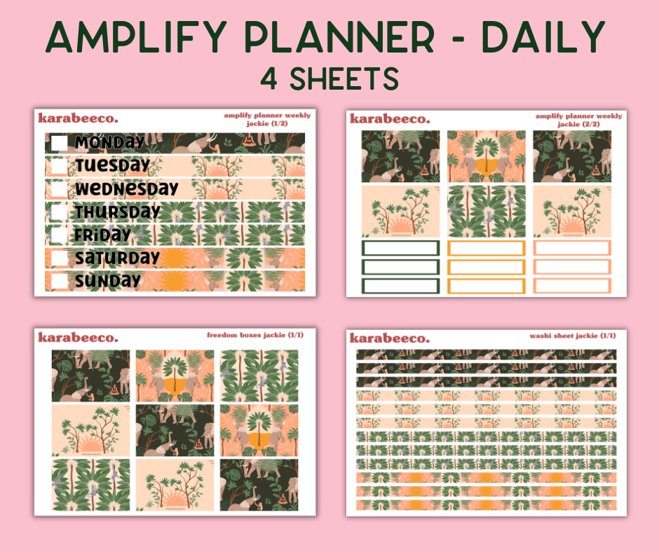 Amplify Planner Stickers | Weekly Kit | Jackie