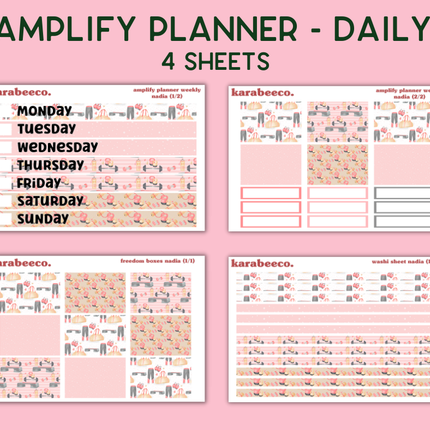 Amplify Planner Stickers | Weekly Kit | Nadia