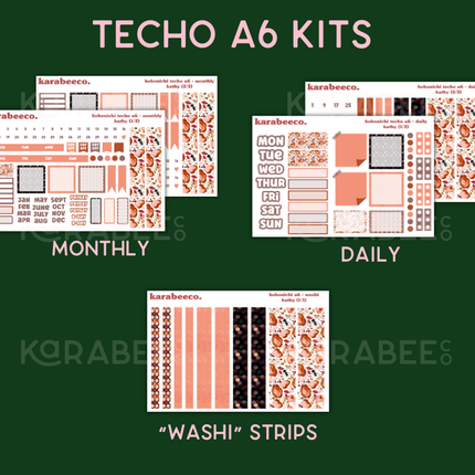 Kathy Hobonichi Sticker Kit | Cousin A5, Techo A6, Weeks