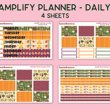 Amplify Planner Stickers | Weekly Kit | Joanna