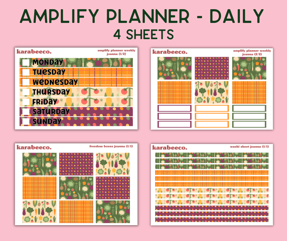 Amplify Planner Stickers | Weekly Kit | Joanna