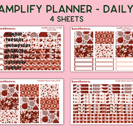 Amplify Planner Stickers | Weekly Kit | Tracy