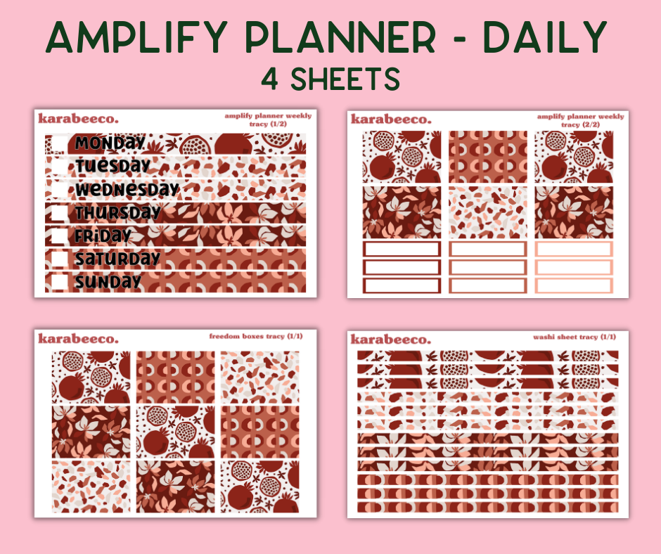 Amplify Planner Stickers | Weekly Kit | Tracy