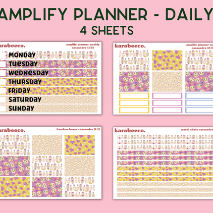 Amplify Planner Stickers | Weekly Kit | Cassandra