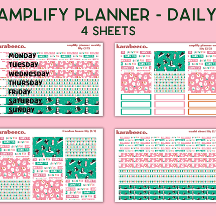 Amplify Planner Stickers | Weekly Kit | Lily