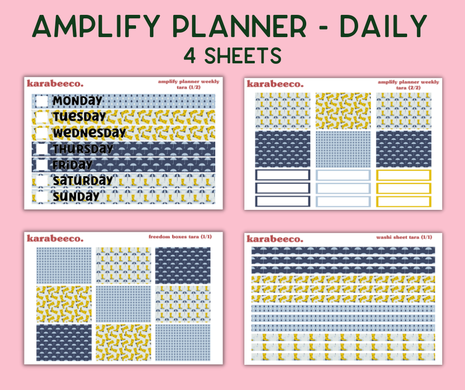 Amplify Planner Stickers | Weekly Kit | Tara