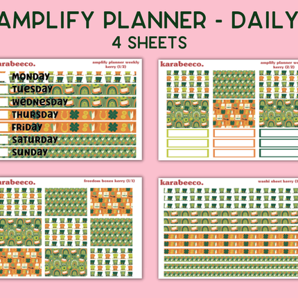 Amplify Planner Stickers | Weekly Kit | Kerry