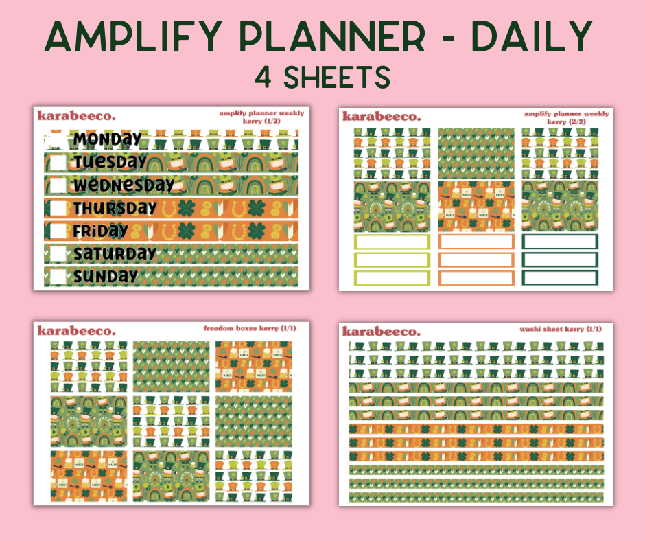 Amplify Planner Stickers | Weekly Kit | Kerry