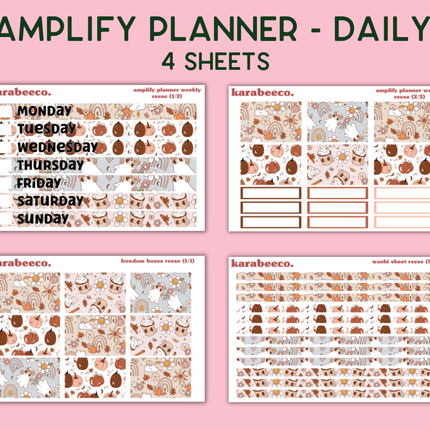 Amplify Planner Stickers | Weekly Kit | Reese
