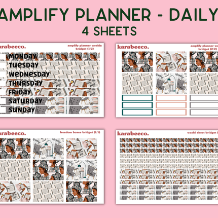 Amplify Planner Stickers | Weekly Kit | Bridget