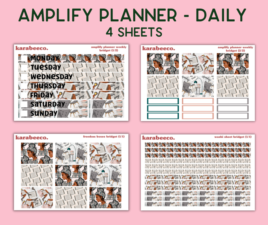 Amplify Planner Stickers | Weekly Kit | Bridget