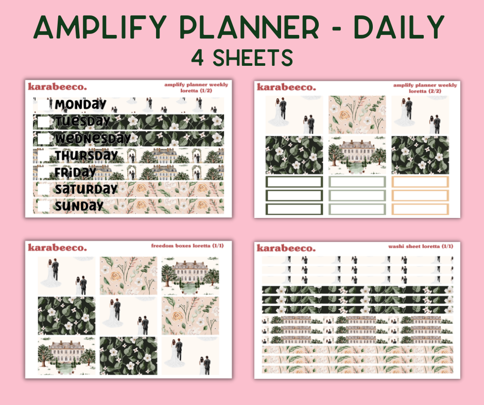 Amplify Planner Stickers | Weekly Kit | Loretta