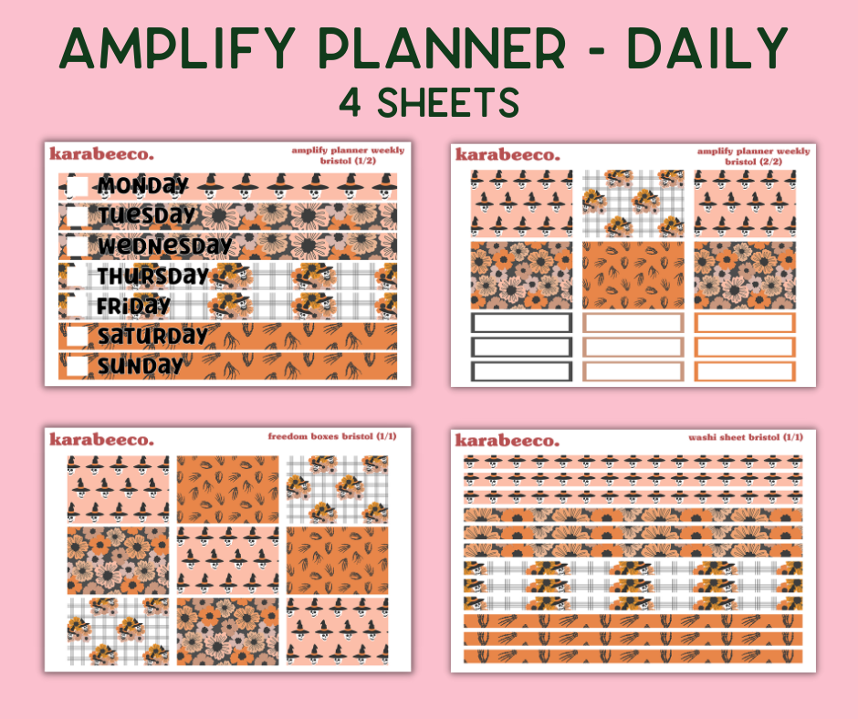 Amplify Planner Stickers | Weekly Kit | Bristol