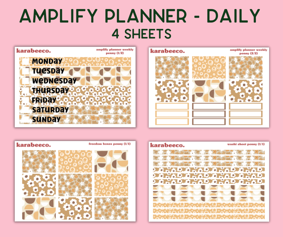 Amplify Planner Stickers | Weekly Kit | Penny