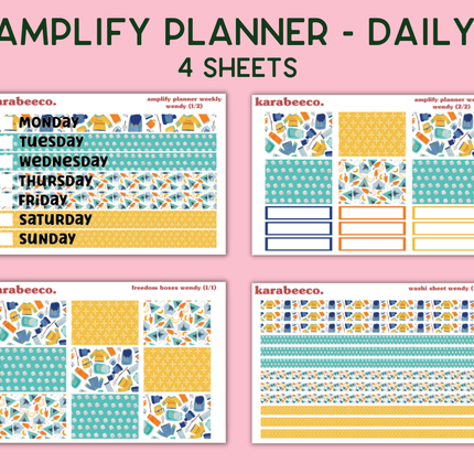 Amplify Planner Stickers | Weekly Kit | Wendy