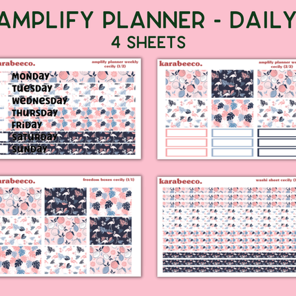 Amplify Planner Stickers | Weekly Kit | Cecily