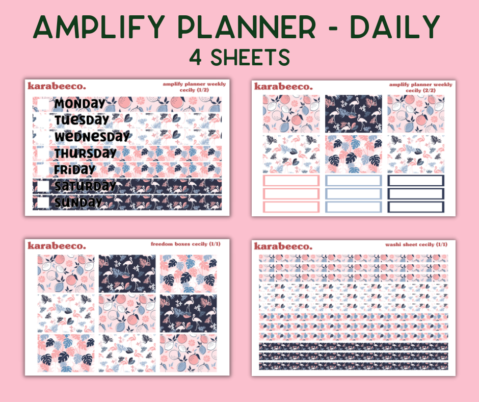 Amplify Planner Stickers | Weekly Kit | Cecily