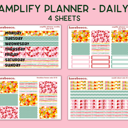 Amplify Planner Stickers | Weekly Kit | Mia