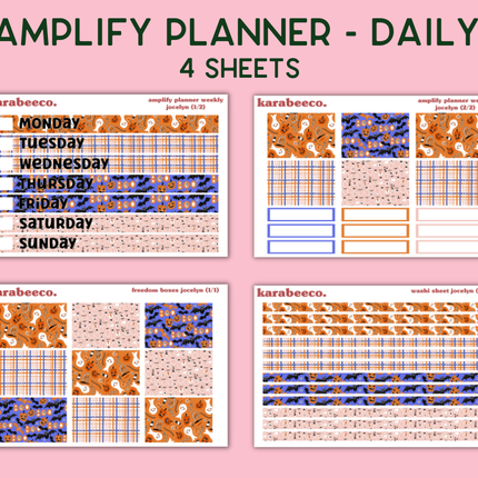 Amplify Planner Stickers | Weekly Kit | Jocelyn