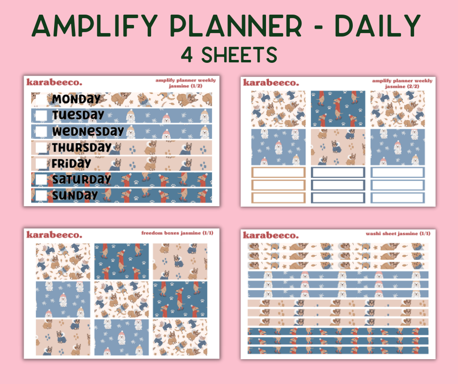 Amplify Planner Stickers | Weekly Kit | Jasmine