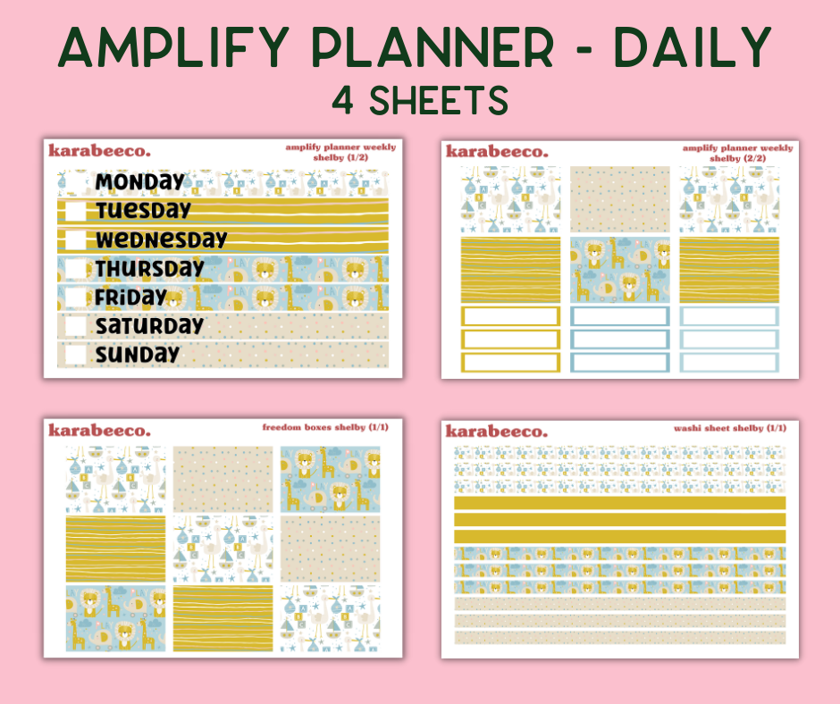 Amplify Planner Stickers | Weekly Kit | Shelby