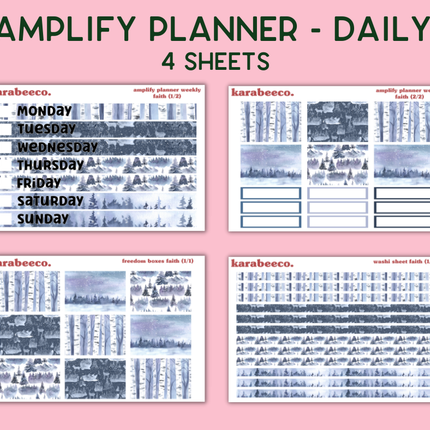Amplify Planner Stickers | Weekly Kit | Faith