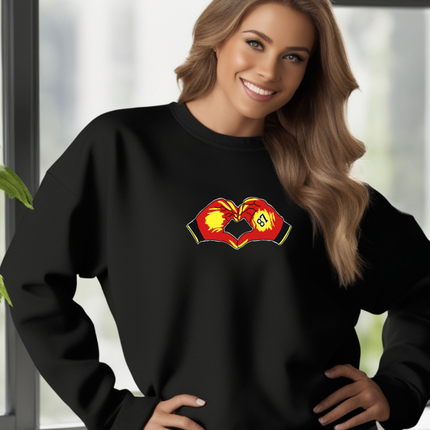 Gildan Crewneck | Travis Heart Hands