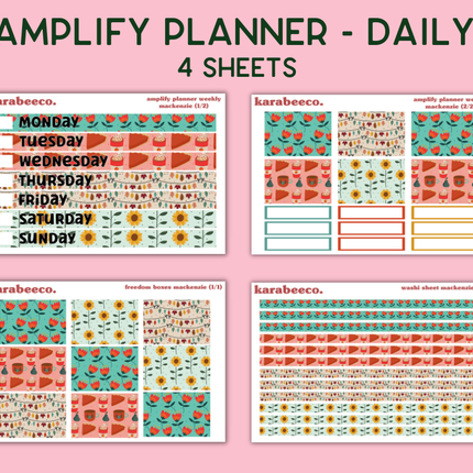 Amplify Planner Stickers | Weekly Kit | Mackenzie