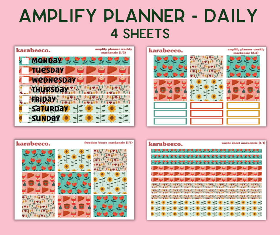 Amplify Planner Stickers | Weekly Kit | Mackenzie