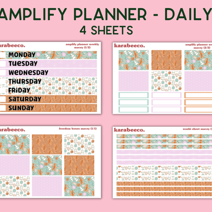 Amplify Planner Stickers | Weekly Kit | Macey