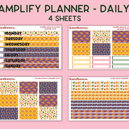 Amplify Planner Stickers | Weekly Kit | Michelle