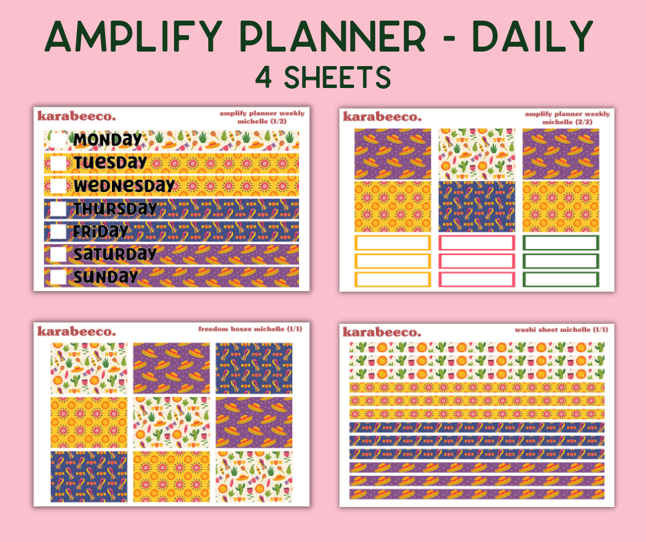 Amplify Planner Stickers | Weekly Kit | Michelle