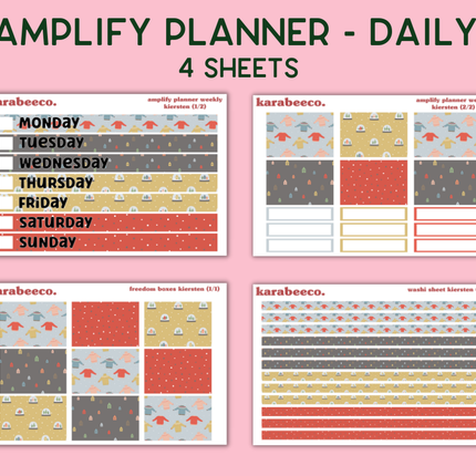 Amplify Planner Stickers | Weekly Kit | Kiersten