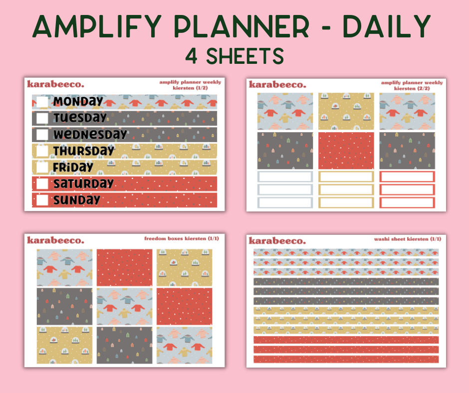 Amplify Planner Stickers | Weekly Kit | Kiersten